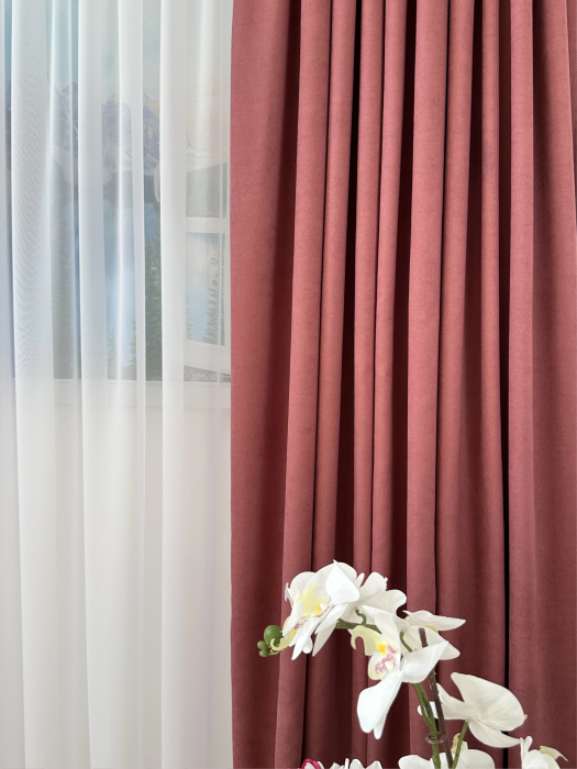 Draperie Soft Roz-Închis [7]