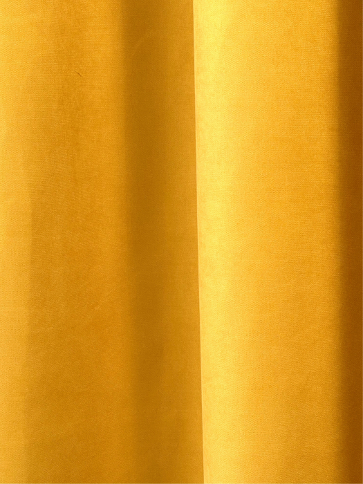 Set 2 Draperii Soft Muștar 145x260 cm [6]