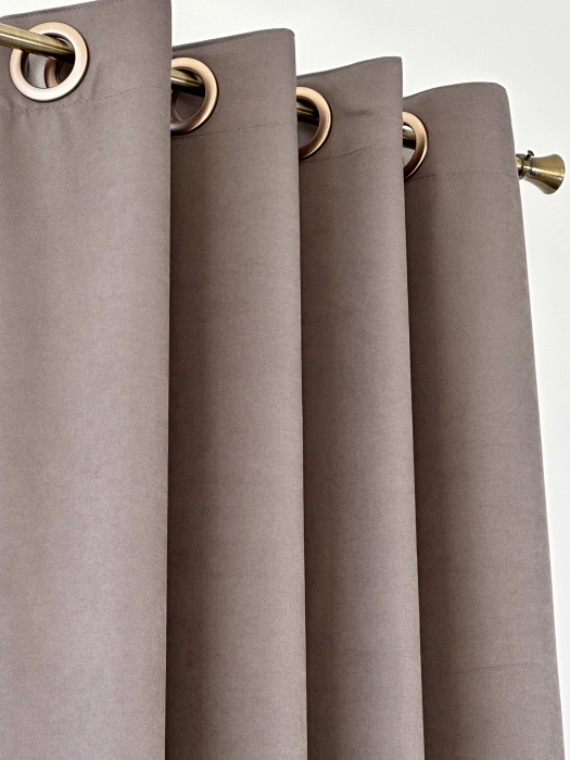 Set 2 Draperii Soft Taupe 145x260cm [6]