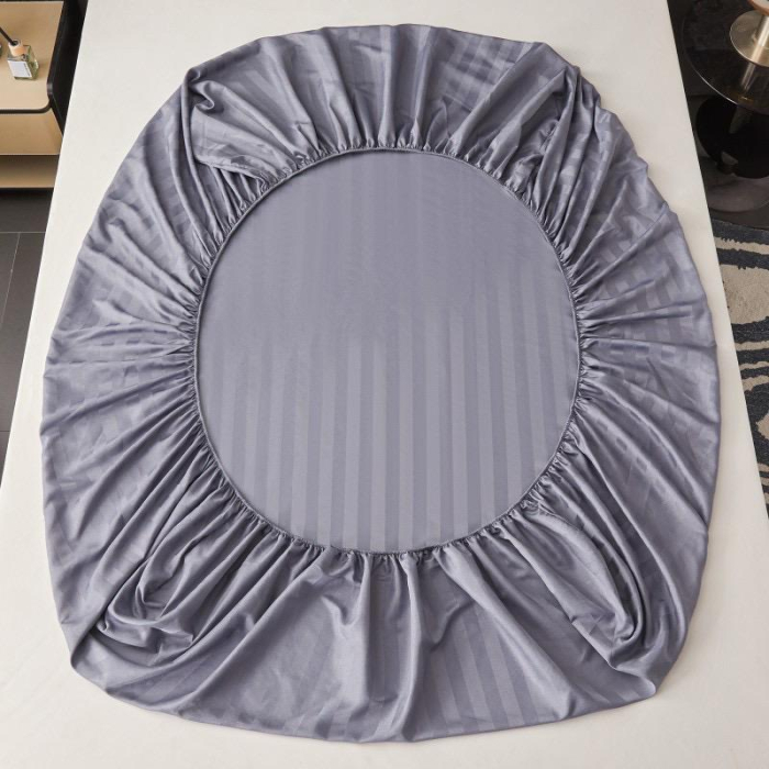 Set Lenjerie Pat Damasc Spatium 4 Piese Gri [4]