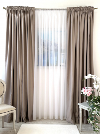 Draperii blackout - Draperie Blackout Cappuccino Mocha