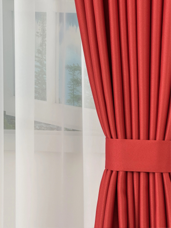 Draperie Blackout Roșu Rodie [4]