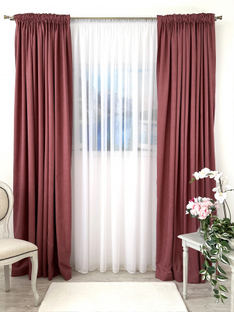 Draperie Soft Roz-Închis [2]