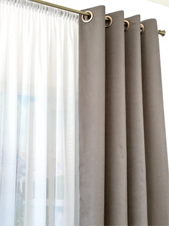 Set 2 Draperii Soft Taupe 145x260cm [4]