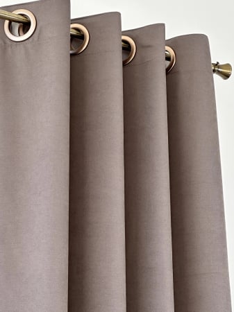 Set 2 Draperii Soft Taupe 145x260cm [5]