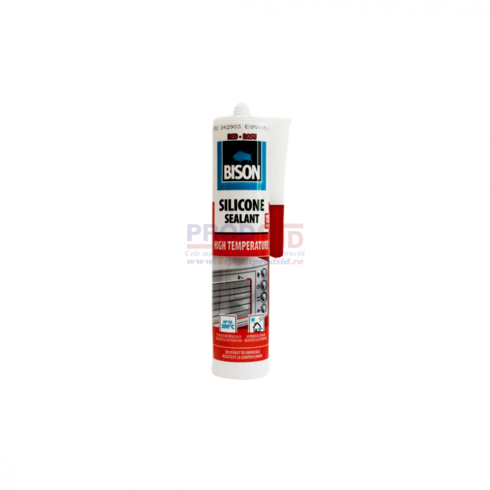 BISON SILICON ROSU PT TEMPERATURA 280ML [1]