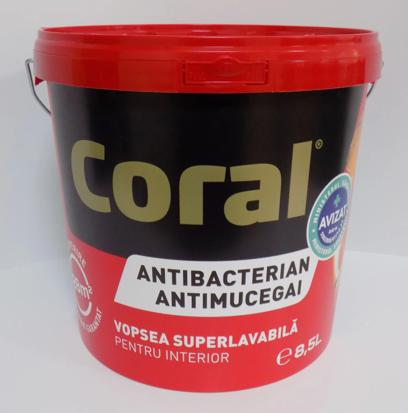 CORAL Vopsea Super Lavabilă Interior, găleată 2,5 ltr. [2]