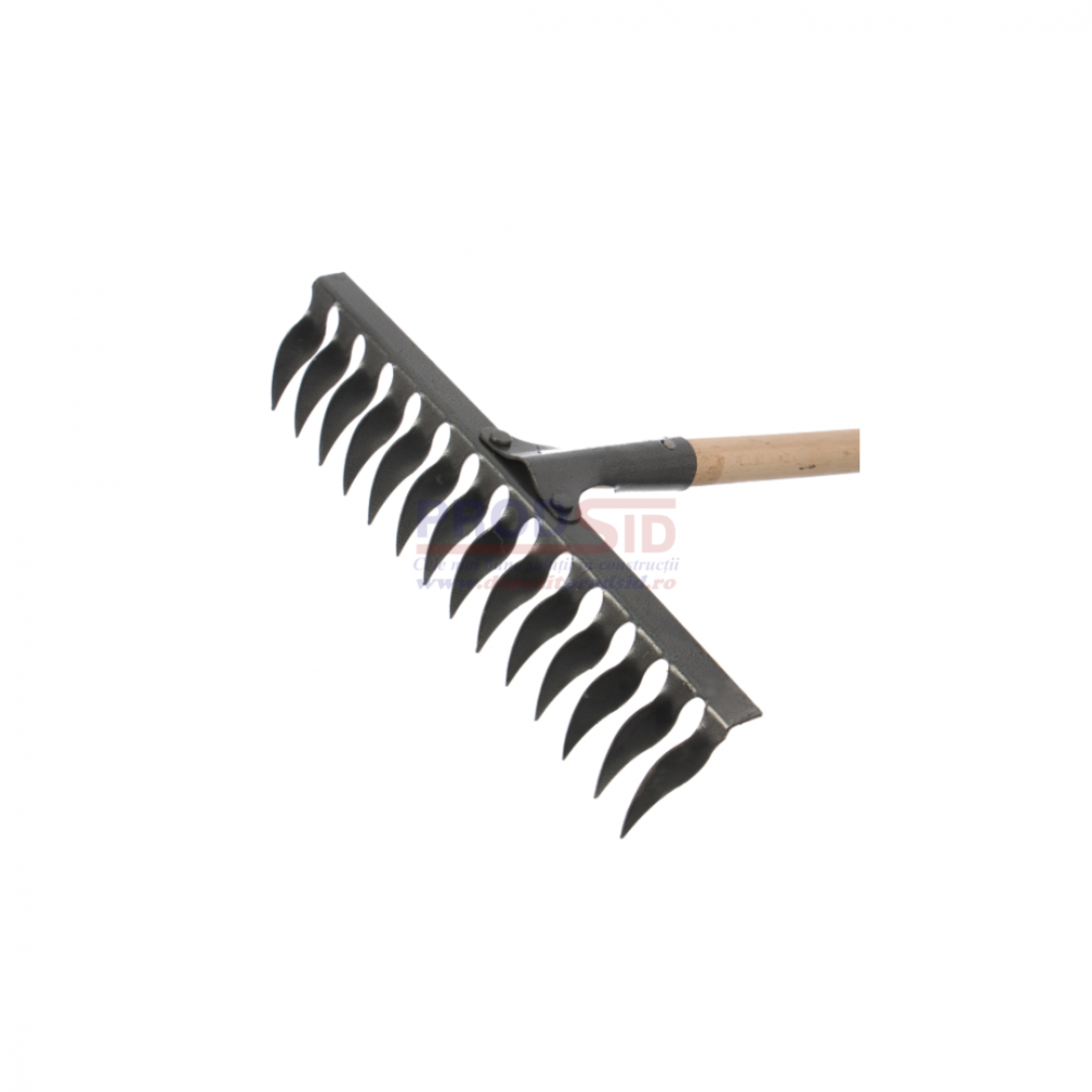 GREBLA CU DINTI RASUCITI,350MM,14 DINTI,CU COADA [1]