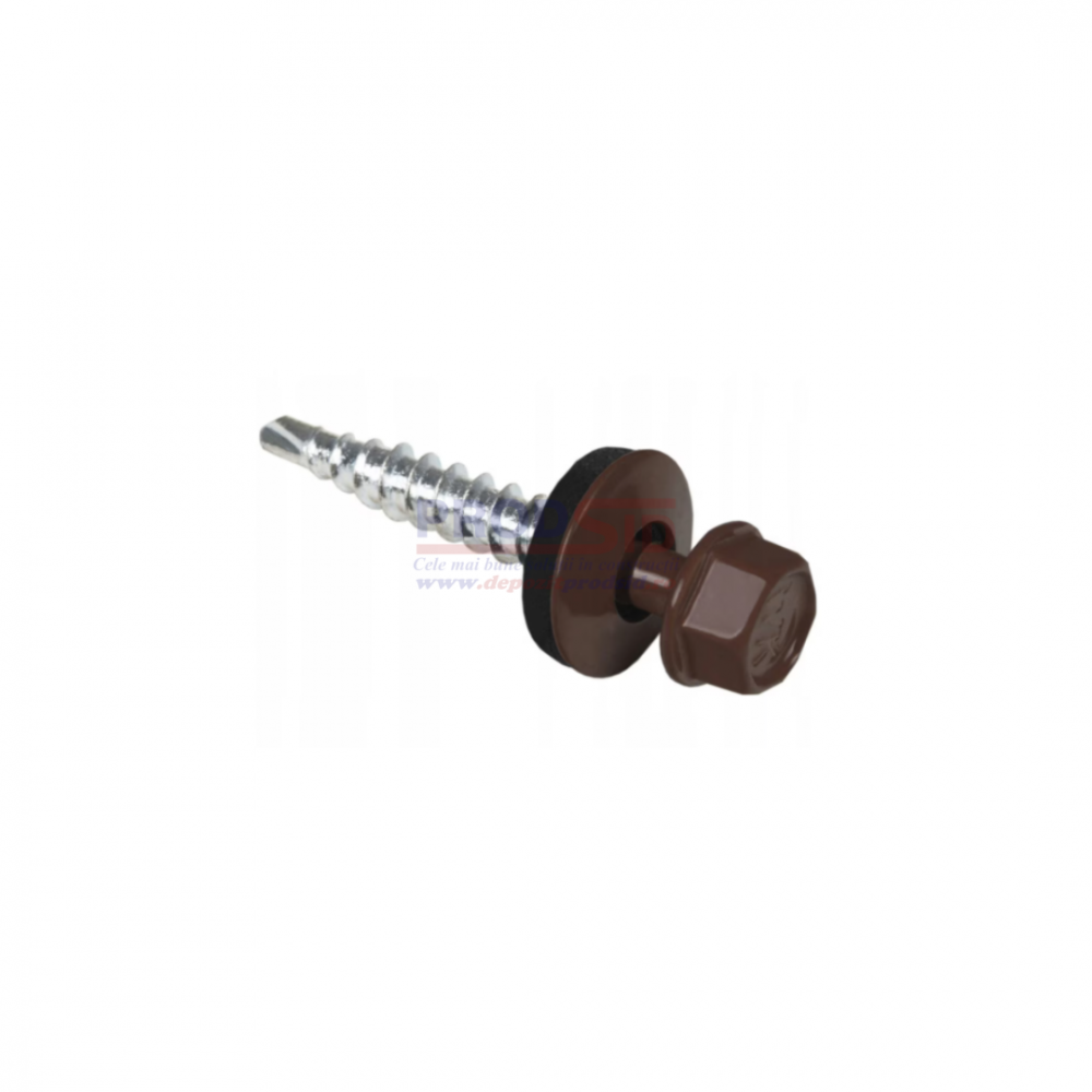 SURUB VOPSIT 7504K+SAIBA - 4.8X19 RAL8017 [1]