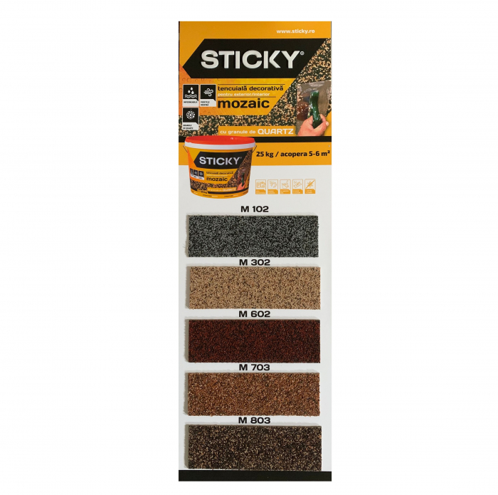 STICKY Mozaic–Tencuială Decorativă, 25 kg, M302 [2]