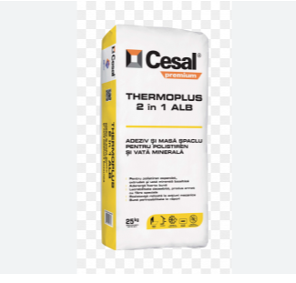 Adezivi - ADEZIV POLISTIREN 2 IN 1 TERMOPLUS ALB 25KG CESAL
