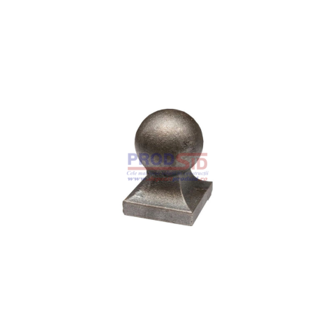 Capace și capete de stâlp - CAPAT STALP ROTUND 50MM,H=90MM