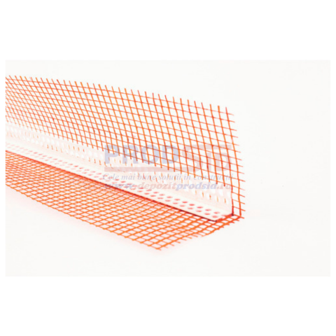Colțare și plasă de armare - COLTAR PVC 23X23 CU PLASA 10X10-2.5ML