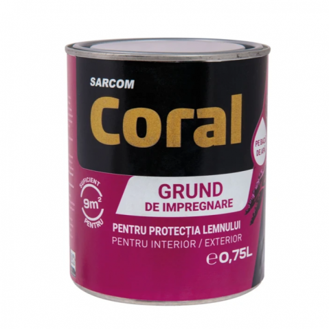 Grund, Amorsă - Coral Grund de Impregnare pe Bază de Apă 0.75 L