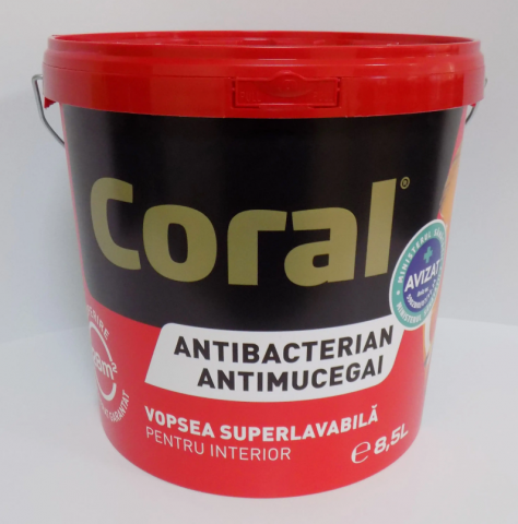 CORAL Vopsea Super Lavabilă Interior, găleată 2,5 ltr. [1]