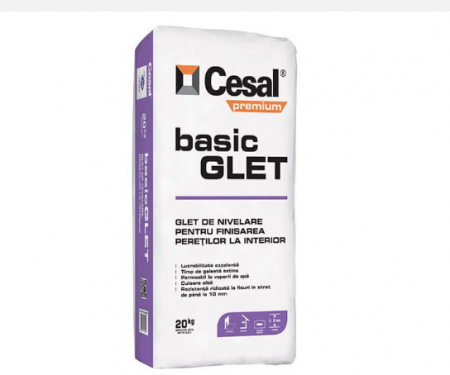 Adezivi - GLET BASIC DE UMPLERE BAZA IPSOS 20KG CESAL