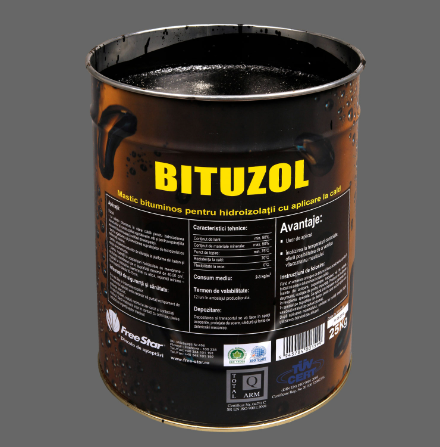 Materiale pentru hidroizolații - MASTIC BITUZOL 25KG