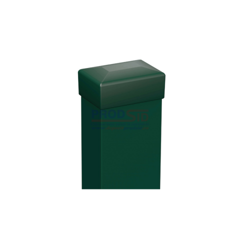 Stâlpi pentru gard - STALP GARD 60X40 H=1,75 M CU CAPAC VERDE