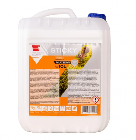 Grund, Amorsă - STICKY Amorsă cu Rezistenţă la Mucegai, bidon 10 ltr.