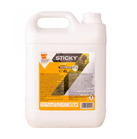 Grund, Amorsă - STICKY Amorsă cu Rezistenţă la Mucegai, bidon 4 ltr.