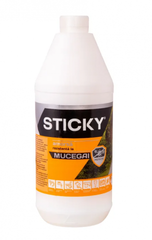Grund, Amorsă - STICKY Amorsă cu Rezistenţă la Mucegai, flacon 1 ltr.