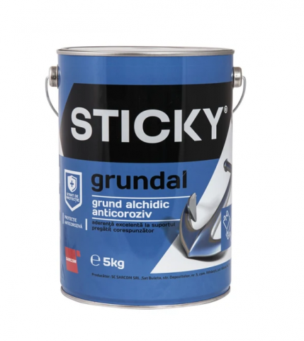 Grund, Amorsă - STICKY GRUNDAL rosu oxid 2.5 KG
