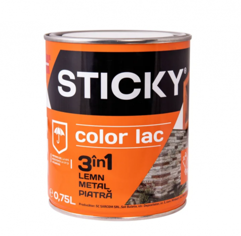 Lacuri - STICKY Lac Alchidic incolor 0.75 L