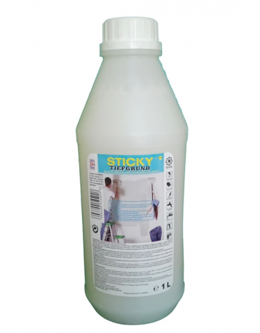 Grund, Amorsă - STICKY Tiefgrund amorsa perete, flacon 1 ltr.