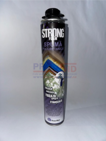 Diverse (hidroizolații) - STRONG FOAM spuma poliuretanica pistol 750ml