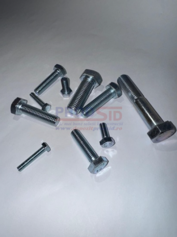 Șuruburi cu cap hexagonal - SURUB CAP HEXAGONAL DIN 931- 4.8 M 8.0X50 ZA