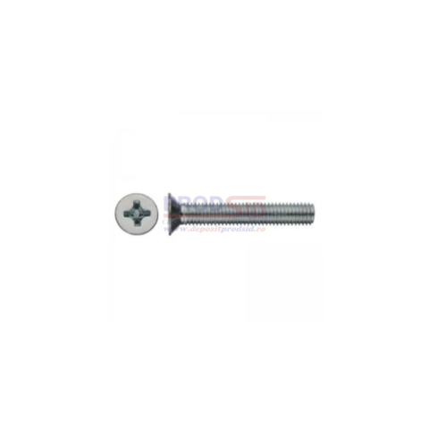 Șuruburi cu cap înecat - SURUB CAP INECAT DIN 963-4.8-M 6 X 14 ZA
