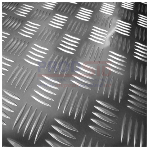 Tablă aluminiu - TABLA AL STRIATA (QUINT) 2.5X1000X2000