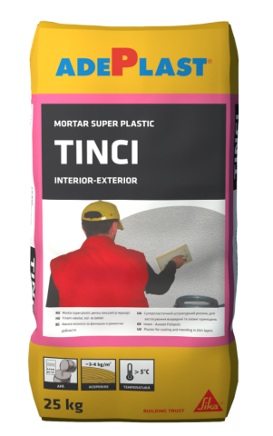 Materiale pentru construcții - TINCI ALB 25KG -ADEPLAST (48 SACI/PAL)