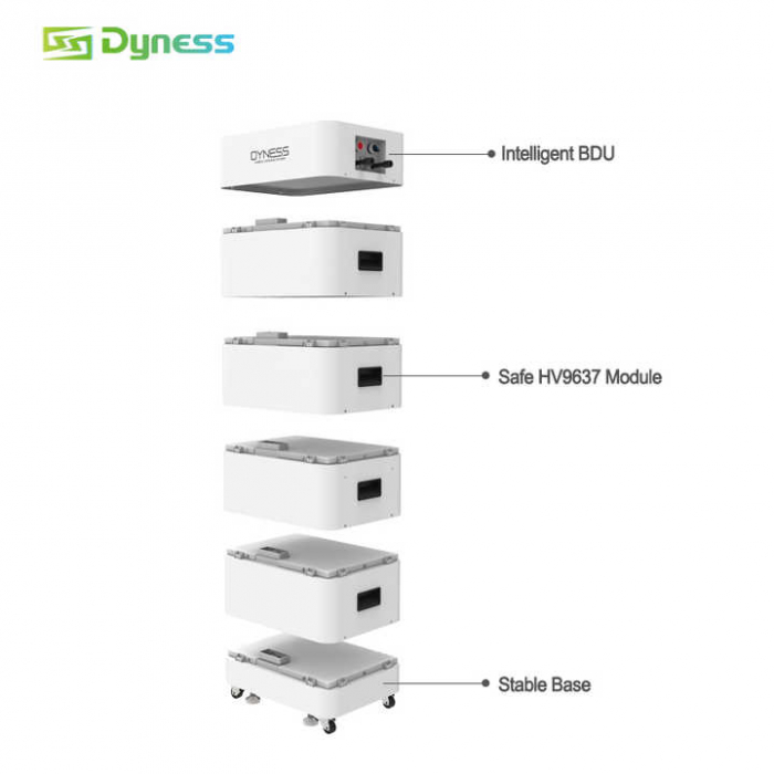 Baterie solara Dyness 10.65 kWh 288V LiFePO4 - Tower T10 [4]