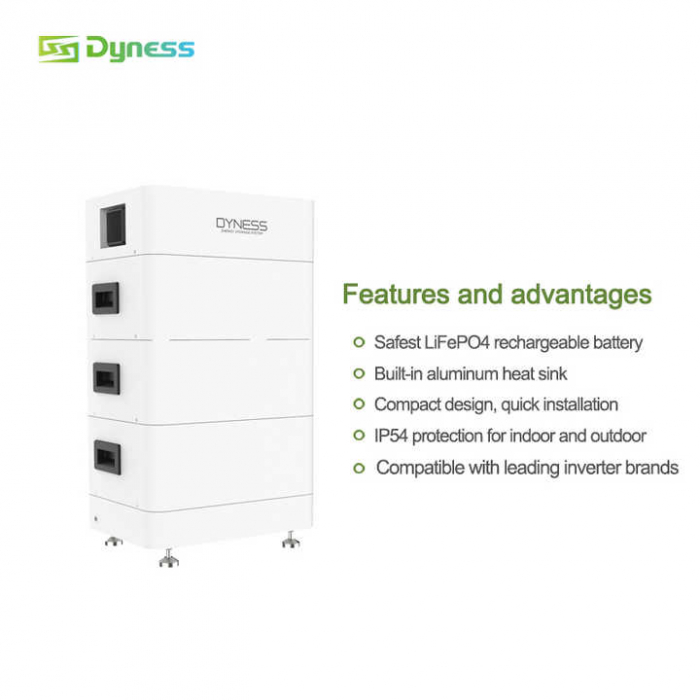 Baterie solara Dyness 10.65 kWh 288V LiFePO4 - Tower T10 [3]
