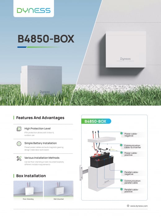 Baterie Dyness 4.8 kWh 48V LiFePO4 - B4850-BOX [8]