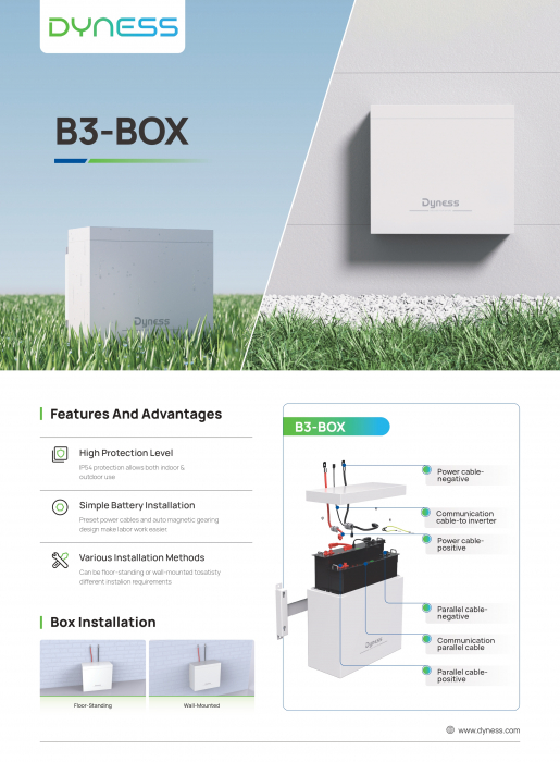 Baterie Dyness 7.2 kWh 48V LiFePO4 - B3-BOX [6]