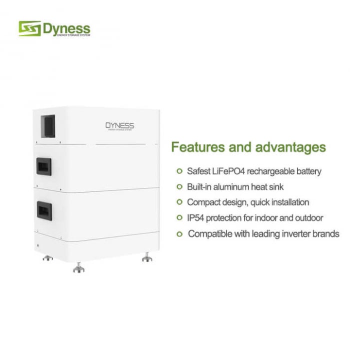 Baterie solara Dyness 7.10 kWh 192V LiFePO4 - Tower TS7 [3]