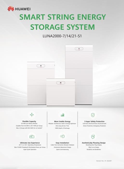Baterie Huawei 13.8 kWh LiFePO4 - LUNA2000-14-S1 [3]