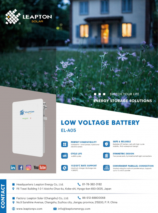 Baterie solara Leapton 5.12 kWh 48V LiFePO4 - EL-A05 [7]
