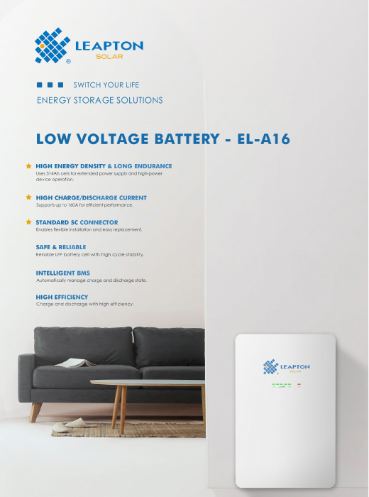 Baterie solara Leapton 16 kWh 48V LiFePO4 - EL-A16 [7]