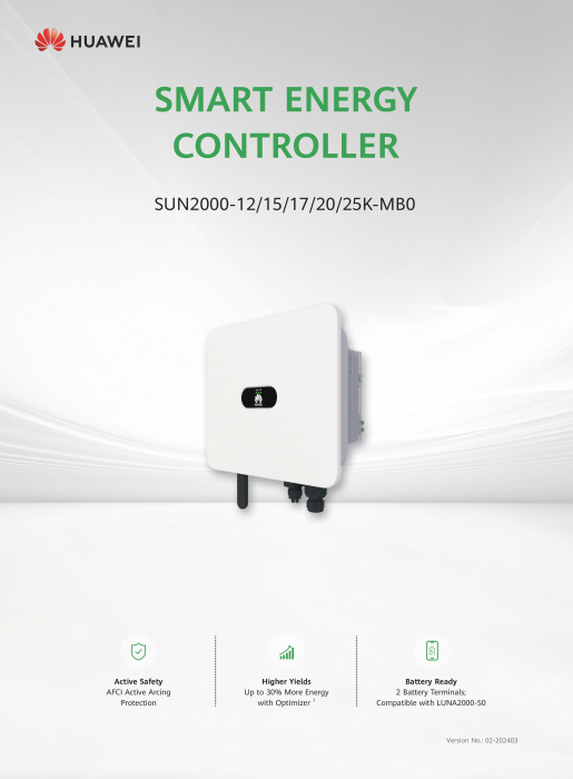 Invertor Hibrid trifazat Huawei 15 kW - SUN2000-15K-MB0 [9]
