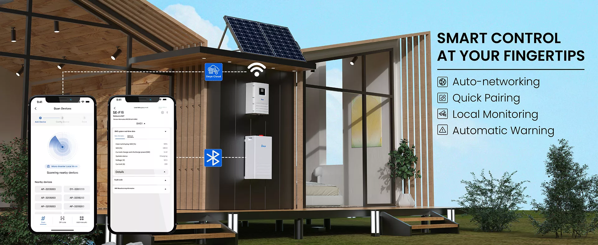 Baterie DEYE 16.07 kWh 51.2V LFP(LiFePO4) IP21 - SE-F16-C [8]