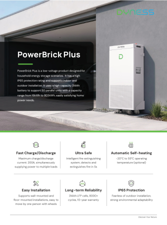 Baterie solara Dyness 16.07 kWh 51.2V LiFePO4 IP65 - PowerBrick Plus [8]