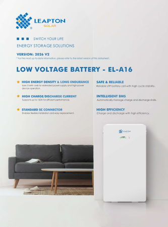 Baterie solara Leapton 16 kWh 48V LiFePO4 AutoIncalzire IP65 - EL-A16 [8]