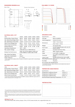 Panou solar Canadian Solar 450W Rama Neagra - CS6L-450MS [3]