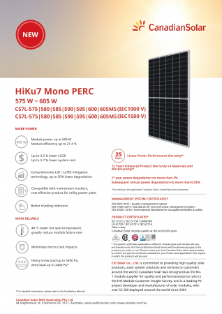 Canadian Solar 600W - CS7L-600MS [2]