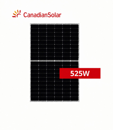 Panouri solare Canadian Solar - Panou solar Canadian Solar 525W cu rama neagra - CS6.2-54TB-525W