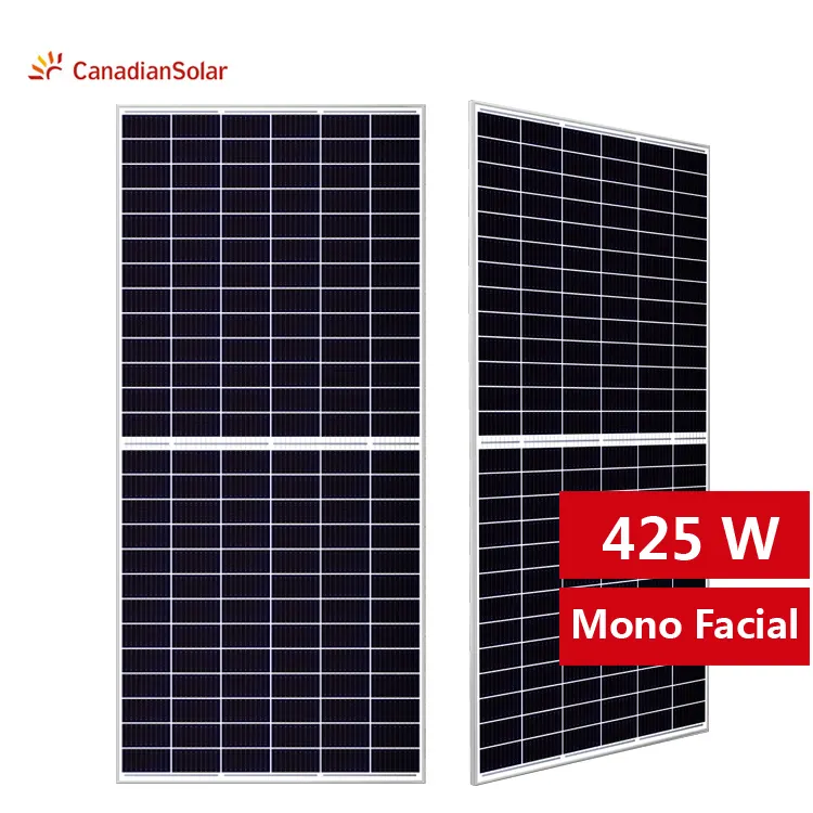 Panou solar Canadian Solar 425W cu rama neagra - CS6R-425T [0]
