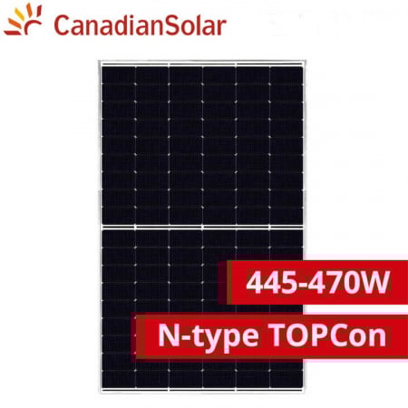 Panouri solare Canadian Solar - Panou solar Canadian Solar 460W cu rama neagra - CS6.2-48TD-460